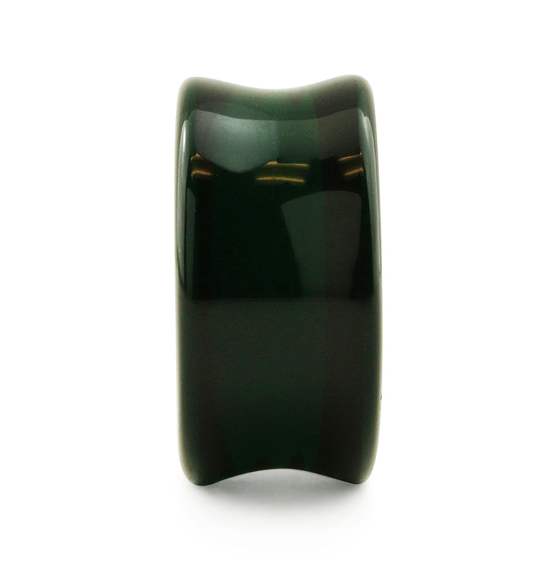 Emerald Green Double Flare Glass Plugs