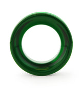 Emerald Green Glass Tunnel Plugs