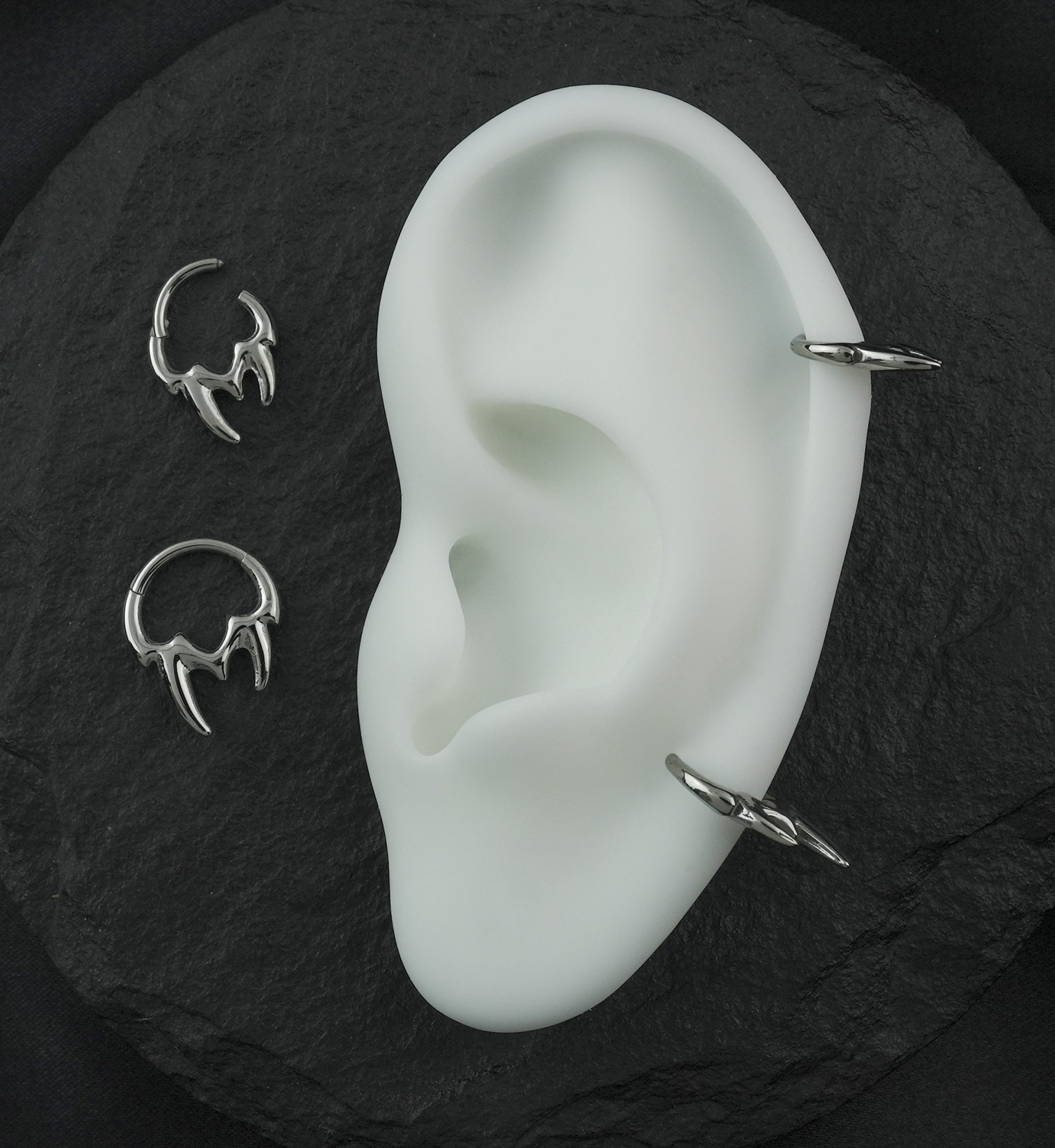 Fangs Titanium Hinged Segment Ring