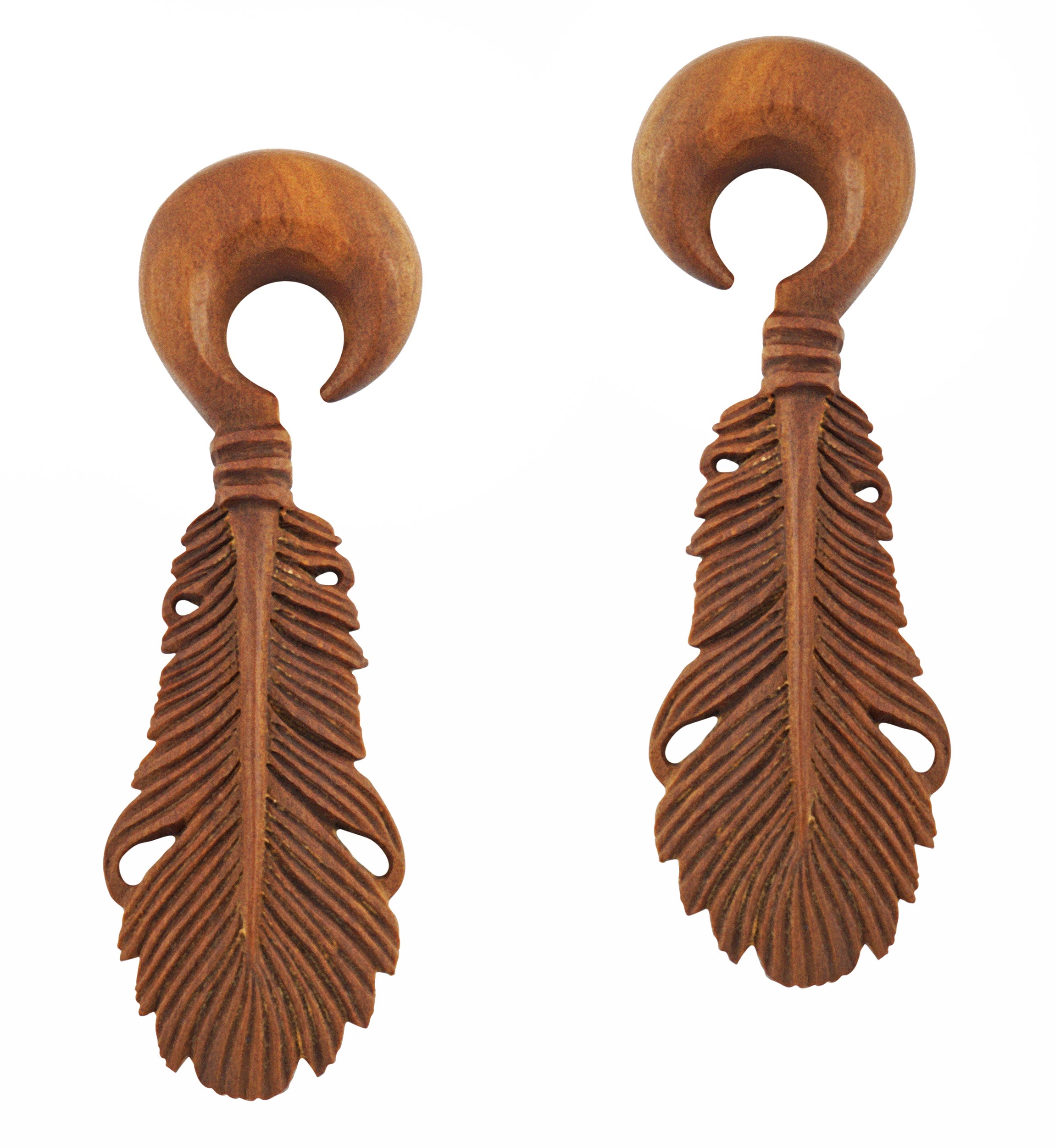 Feathered Rosebud Saba Wooden Hangers