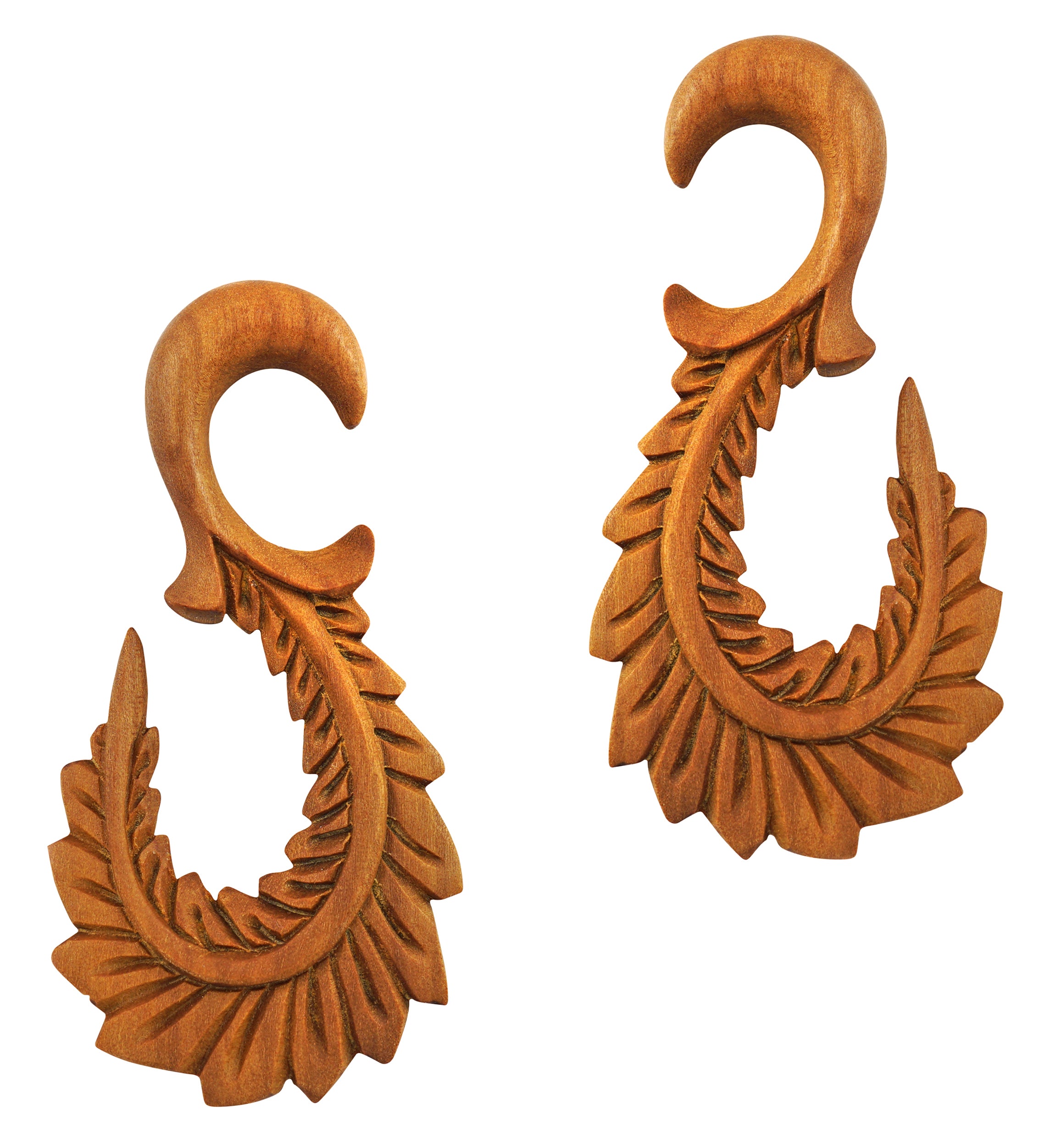 Feathered Saba Wood Hangers