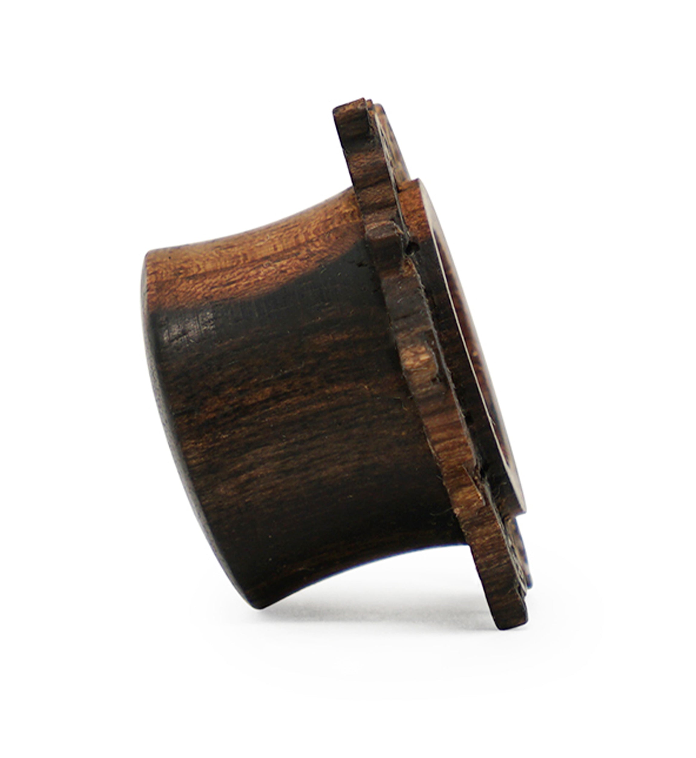 Filigree Areng Wood Mayan Flare Tunnel Plugs