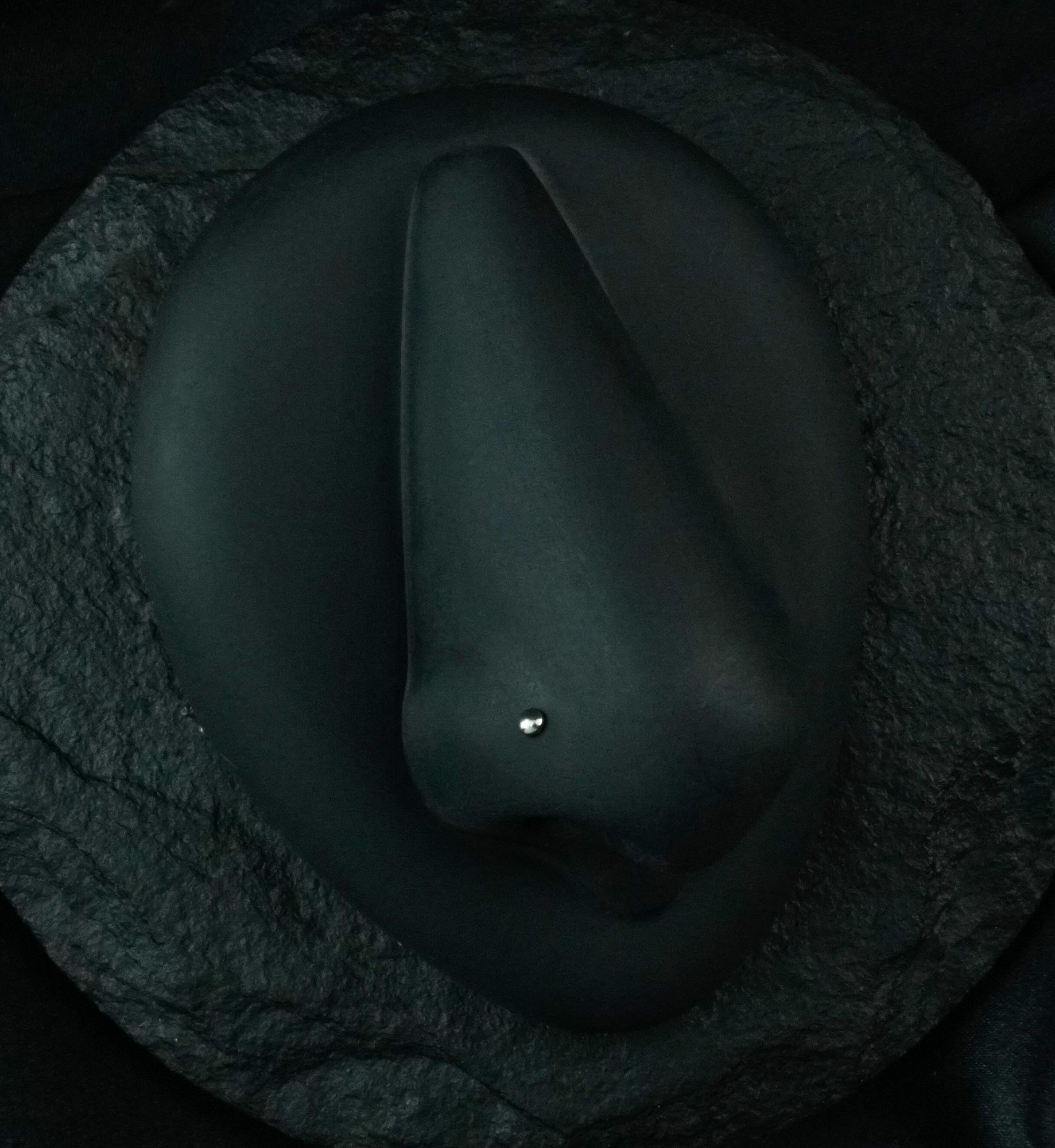 Flat Stainless Steel Nosebone