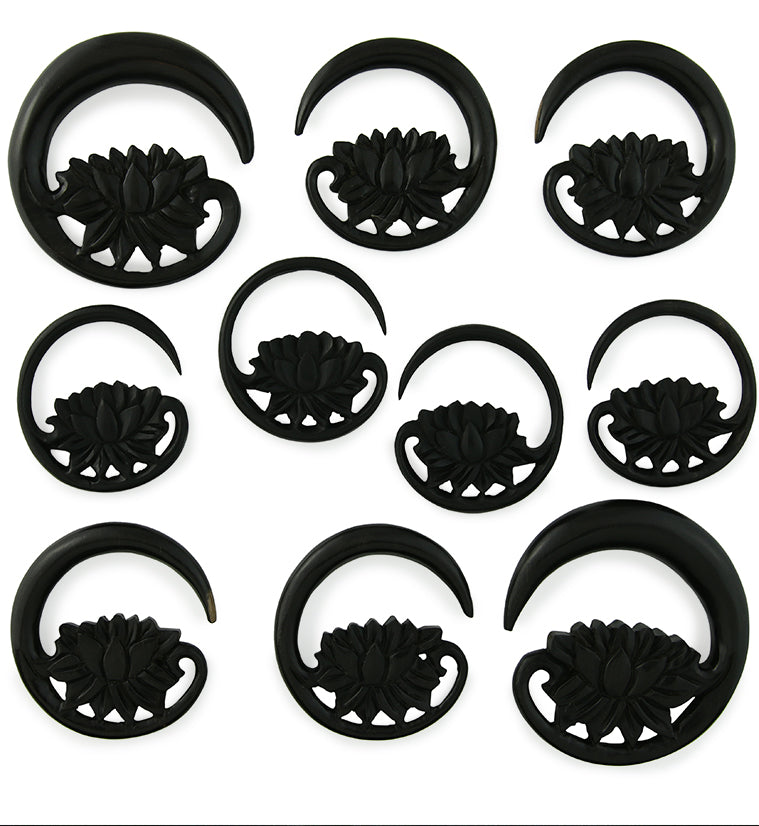 Floating Lotus Areng Wood Hangers