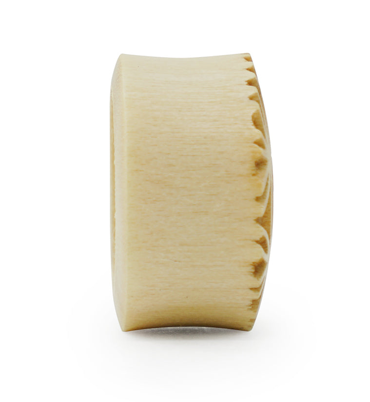 Flower of Life Engraved Wooden Tunnels