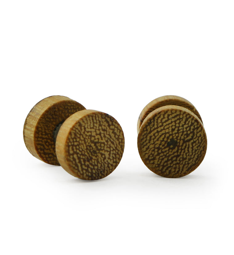 Gamal Wood Fake Gauge Plugs