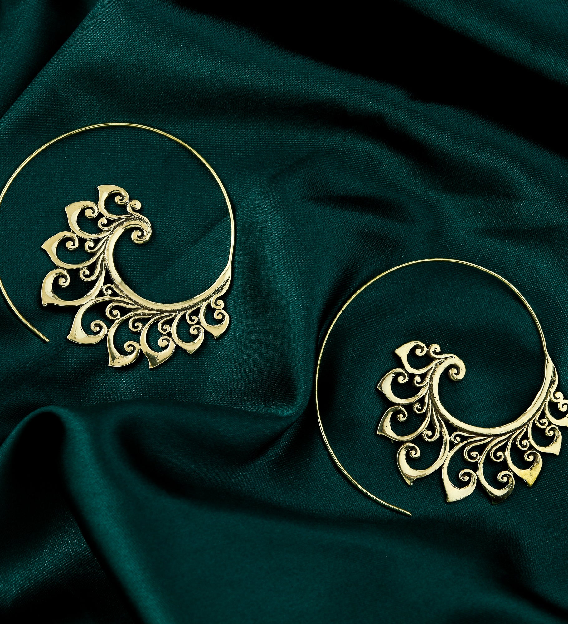 Gild Brass Hoop Earrings/Hangers