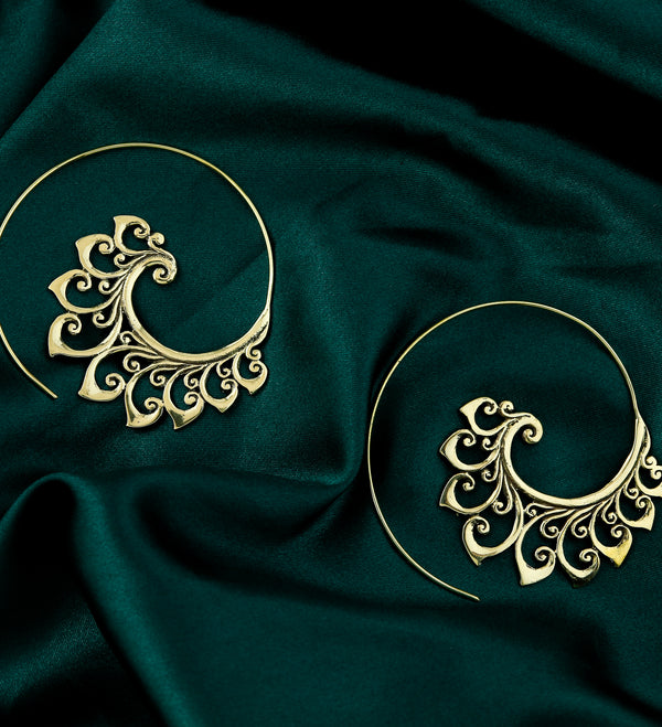 Gild Brass Hoop Earrings/Hangers