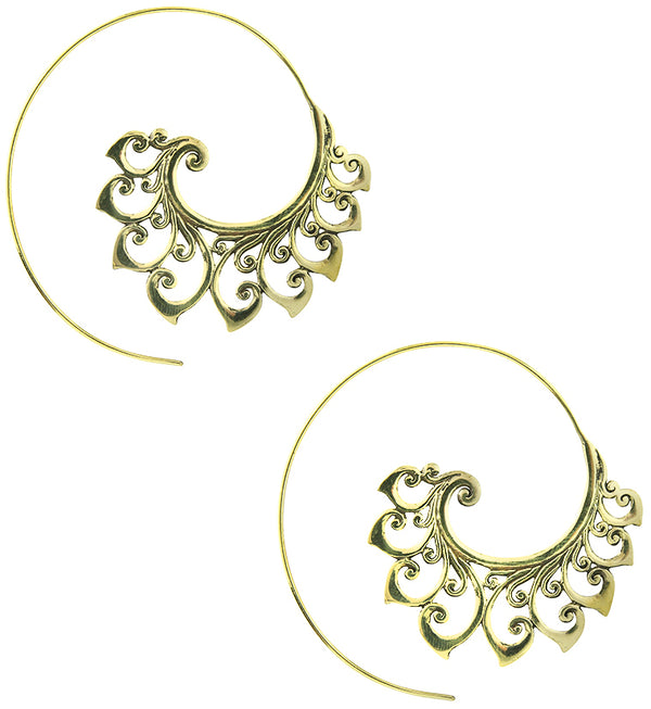 Gild Brass Hoop Earrings/Hangers