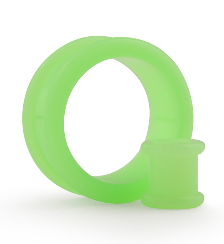 Glow In The Dark Green Silicone Tunnels