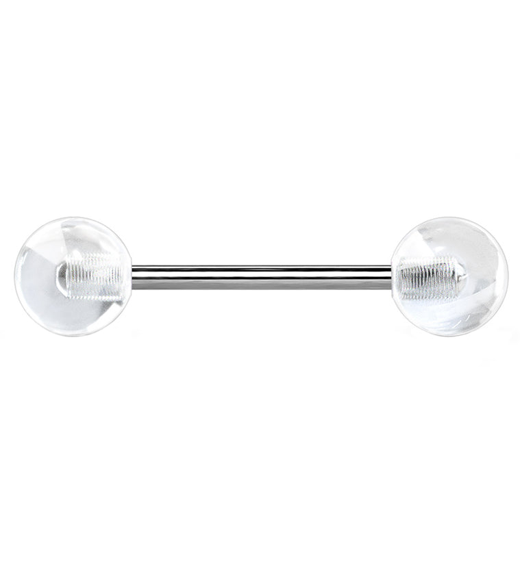 14G Titanium Glow in the Dark Barbell