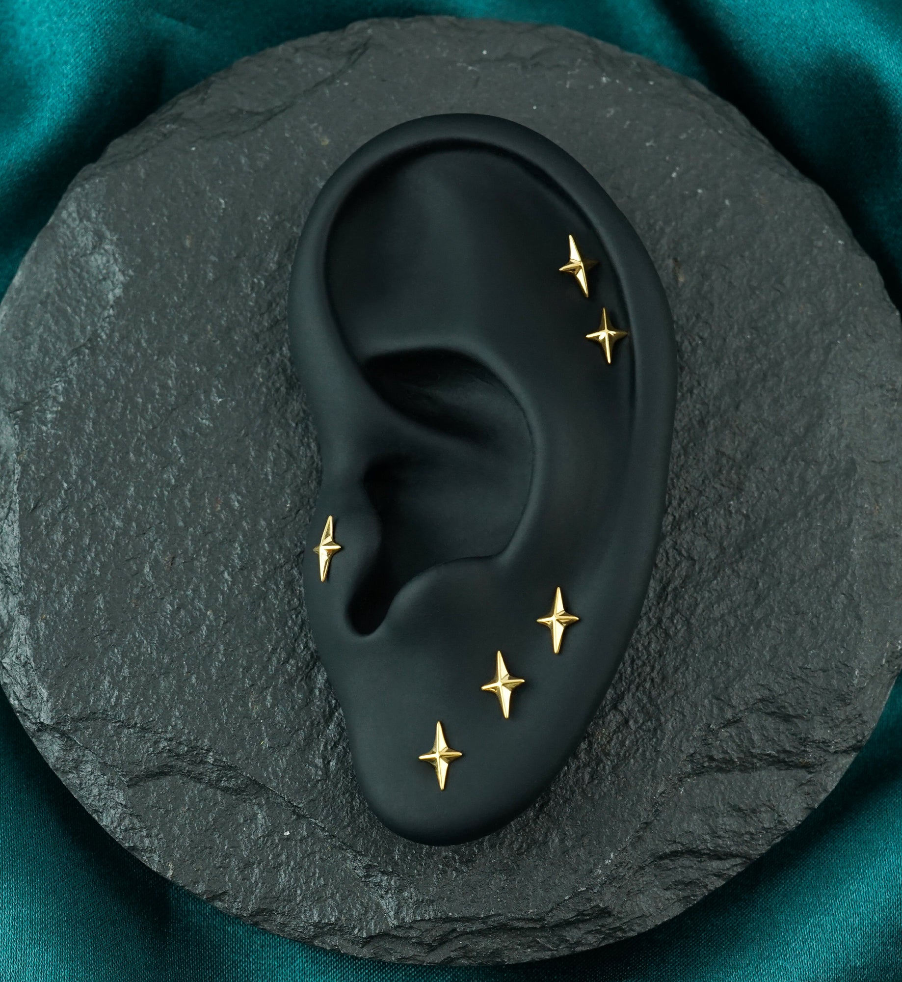 Gold PVD Polaris Titanium Threadless Top