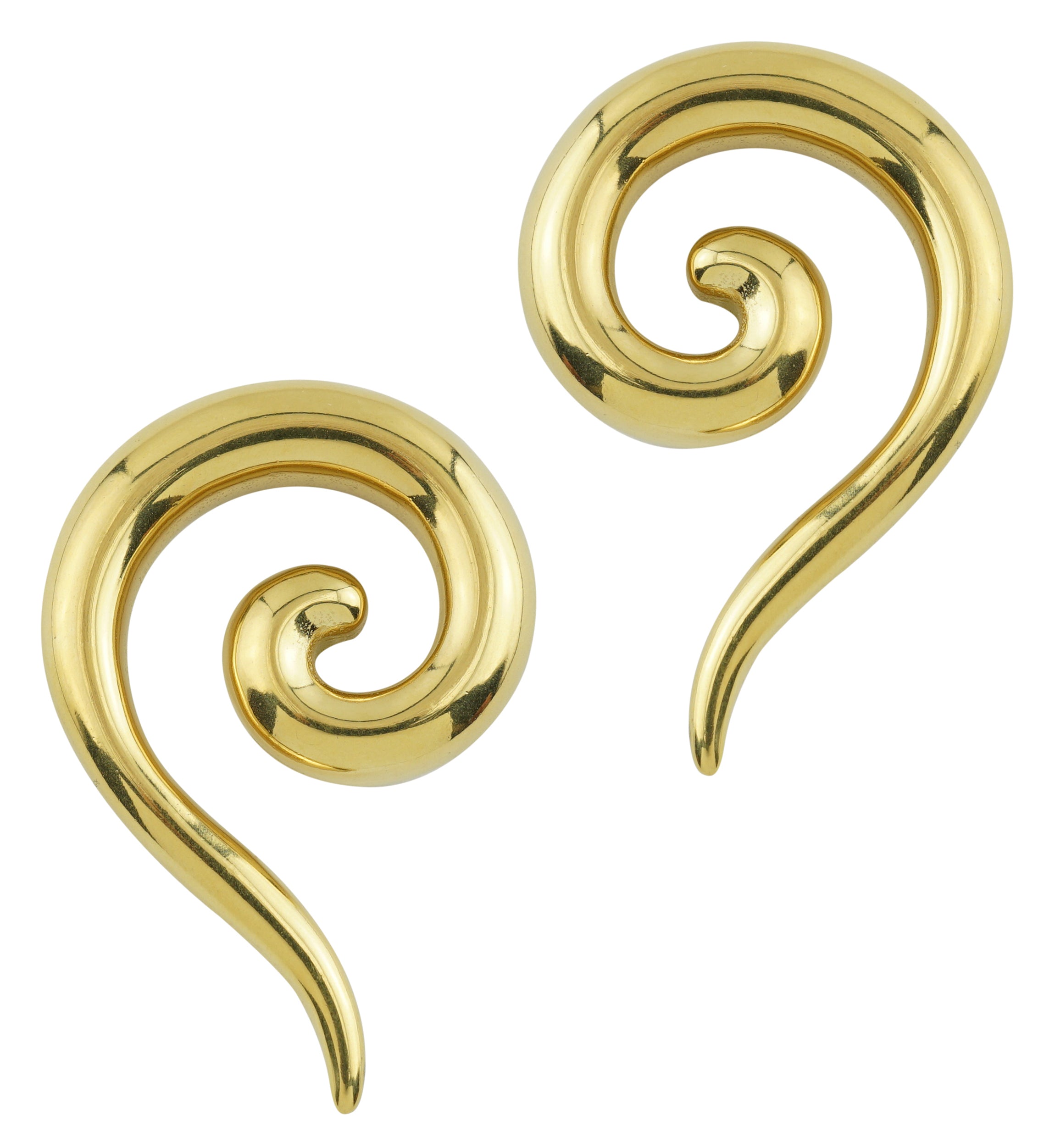Gold PVD Stainless Steel Tail Spirals