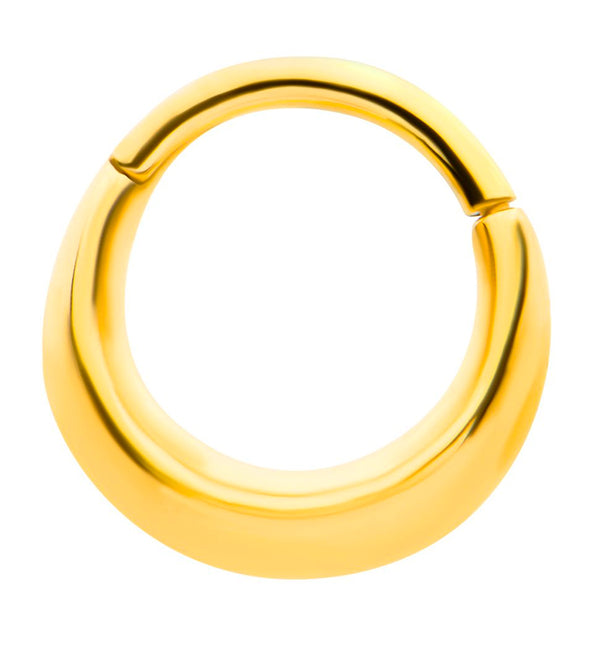 Gold PVD Vault Stainless Steel Hinged Segment Ring