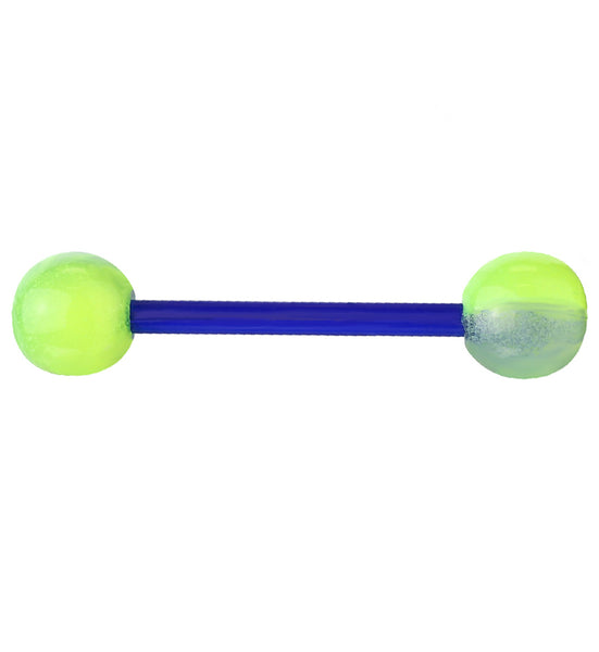14G Dual Glow In The Dark Tongue Ring