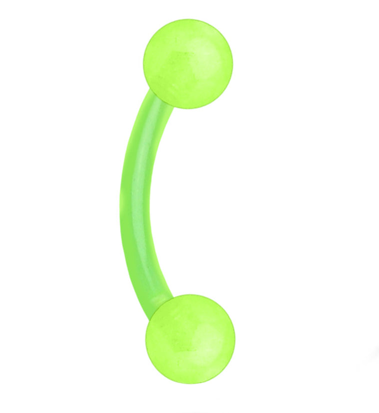Glow In The Dark Curved Barbell