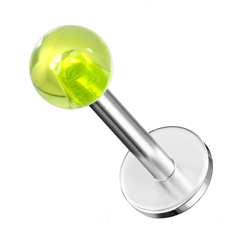 Glow In The Dark Steel Labret