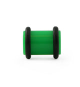 Green No Flare Acrylic Plugs