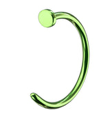 Green PVD Stainless Steel Nose Hoop Ring