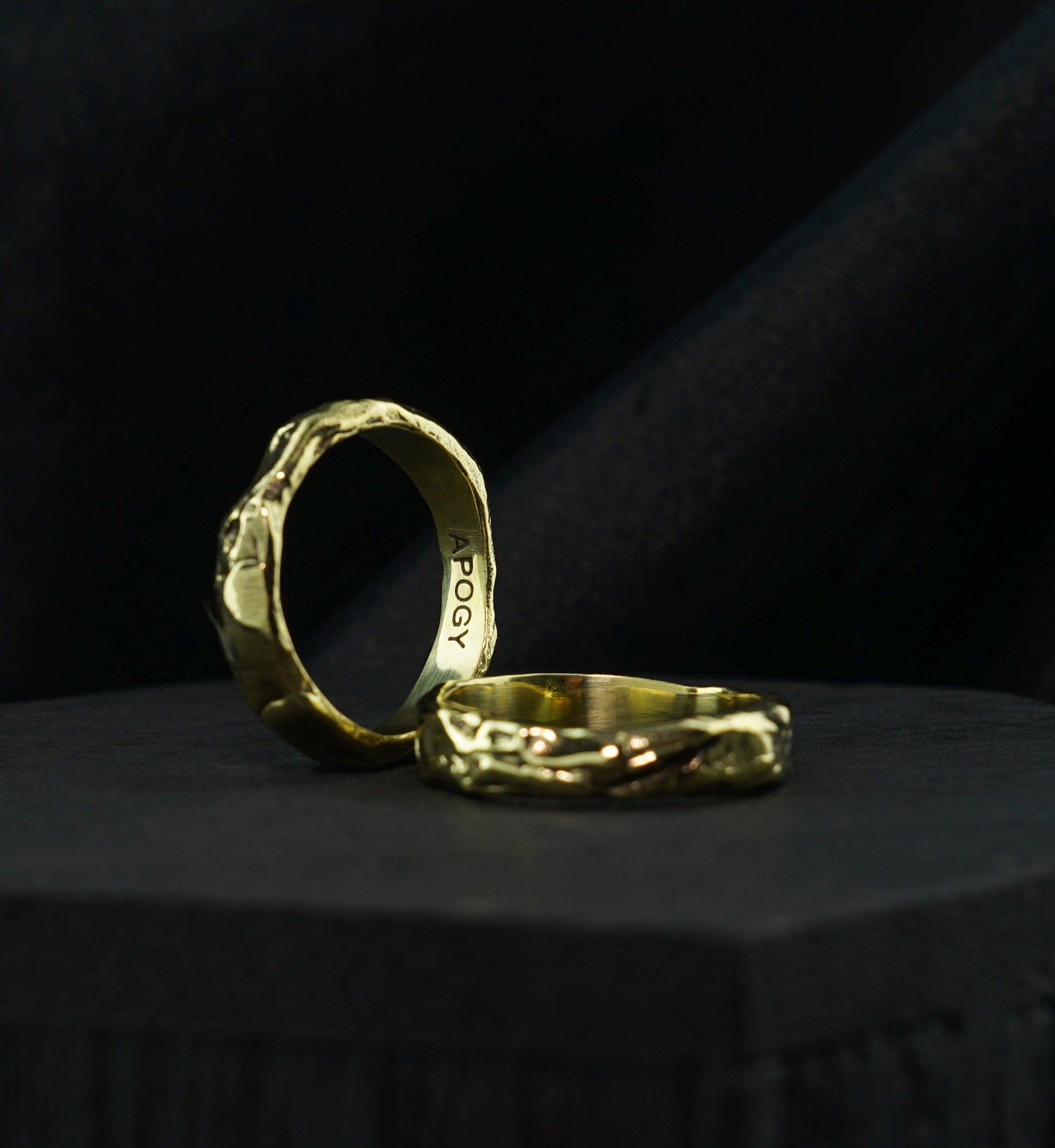 Hammered Brass Ring