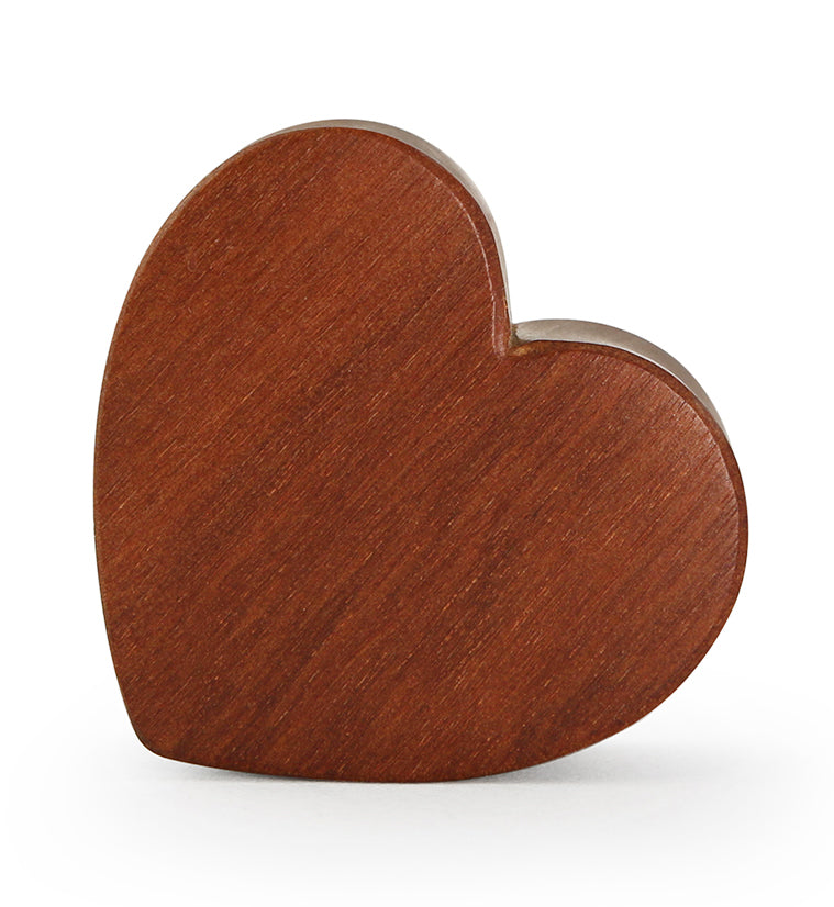 Heart Shaped Wooden Plugs