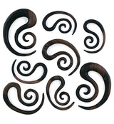 Helical Areng Wooden Spiral Hangers