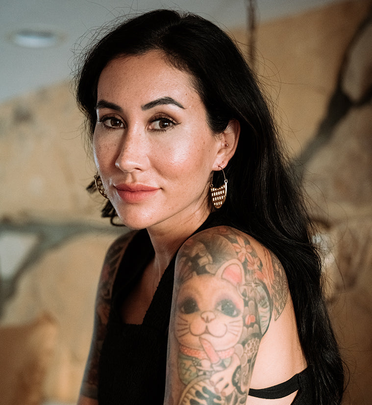 Hexad Titanium Hangers - Earrings