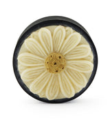 Horn Plugs with Daisy Flower Inlay