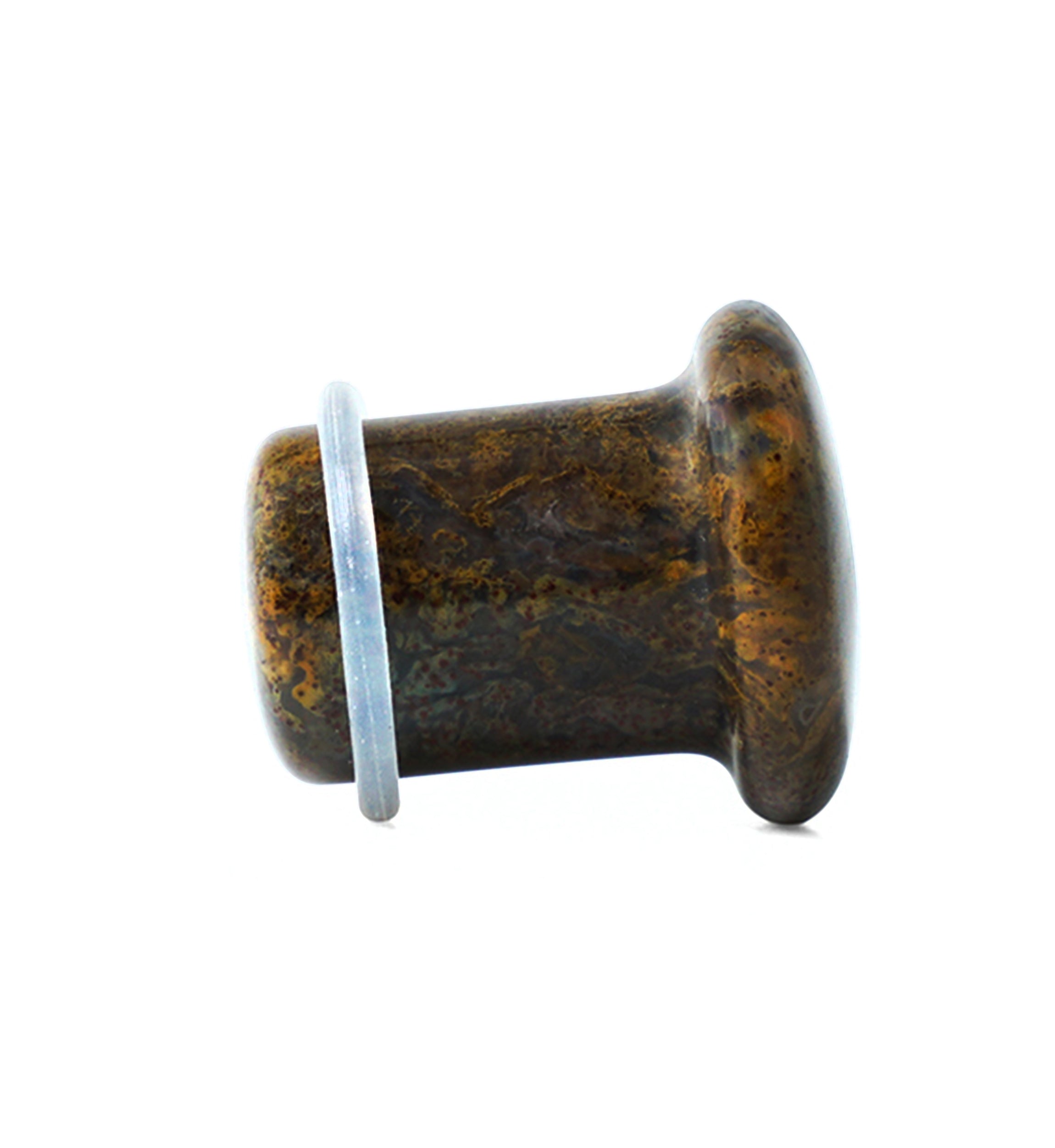 Indian Agate Stone Plugs - Single Flare