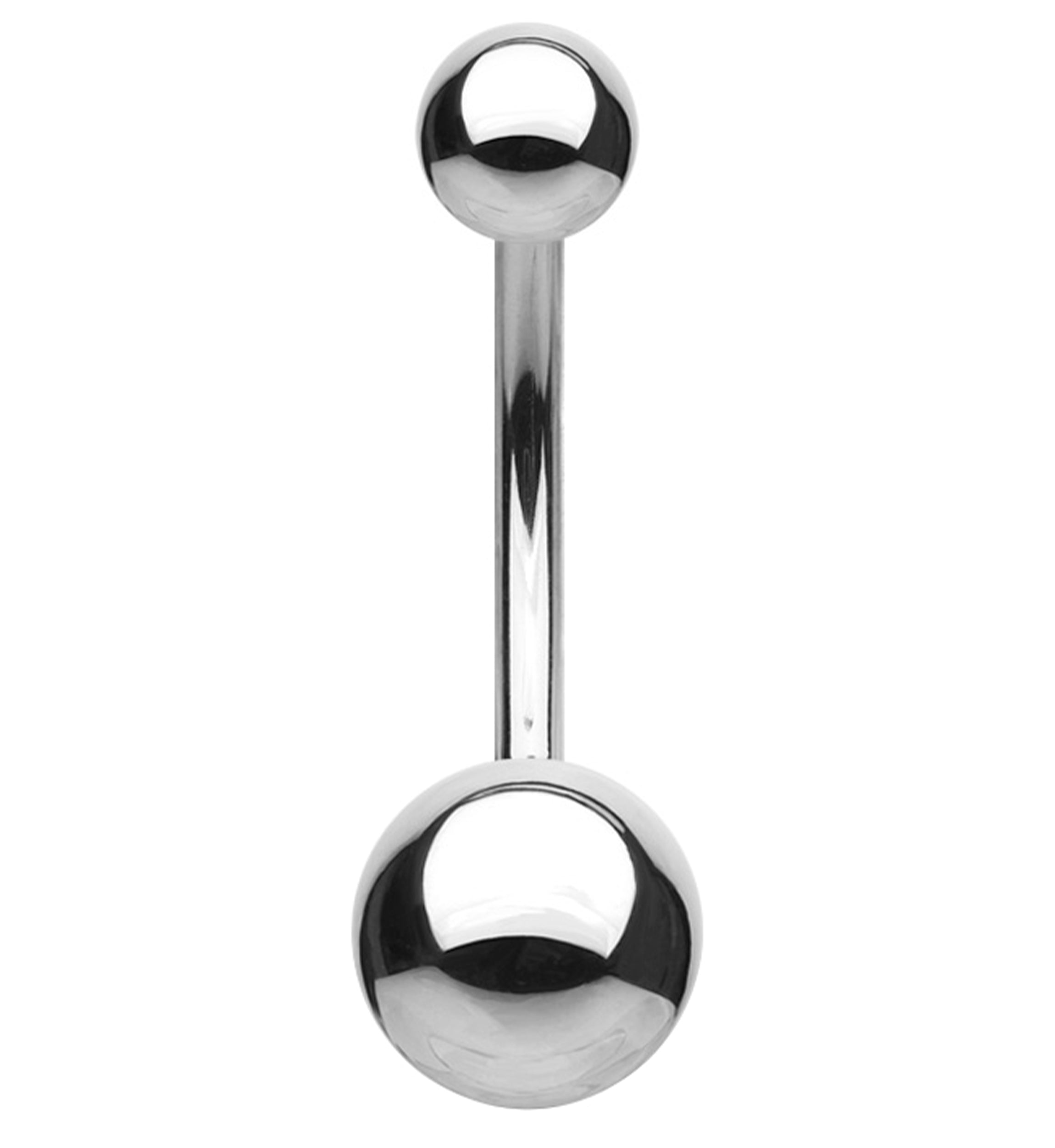 Internally Threaded Stainless Steel Belly Button Ring