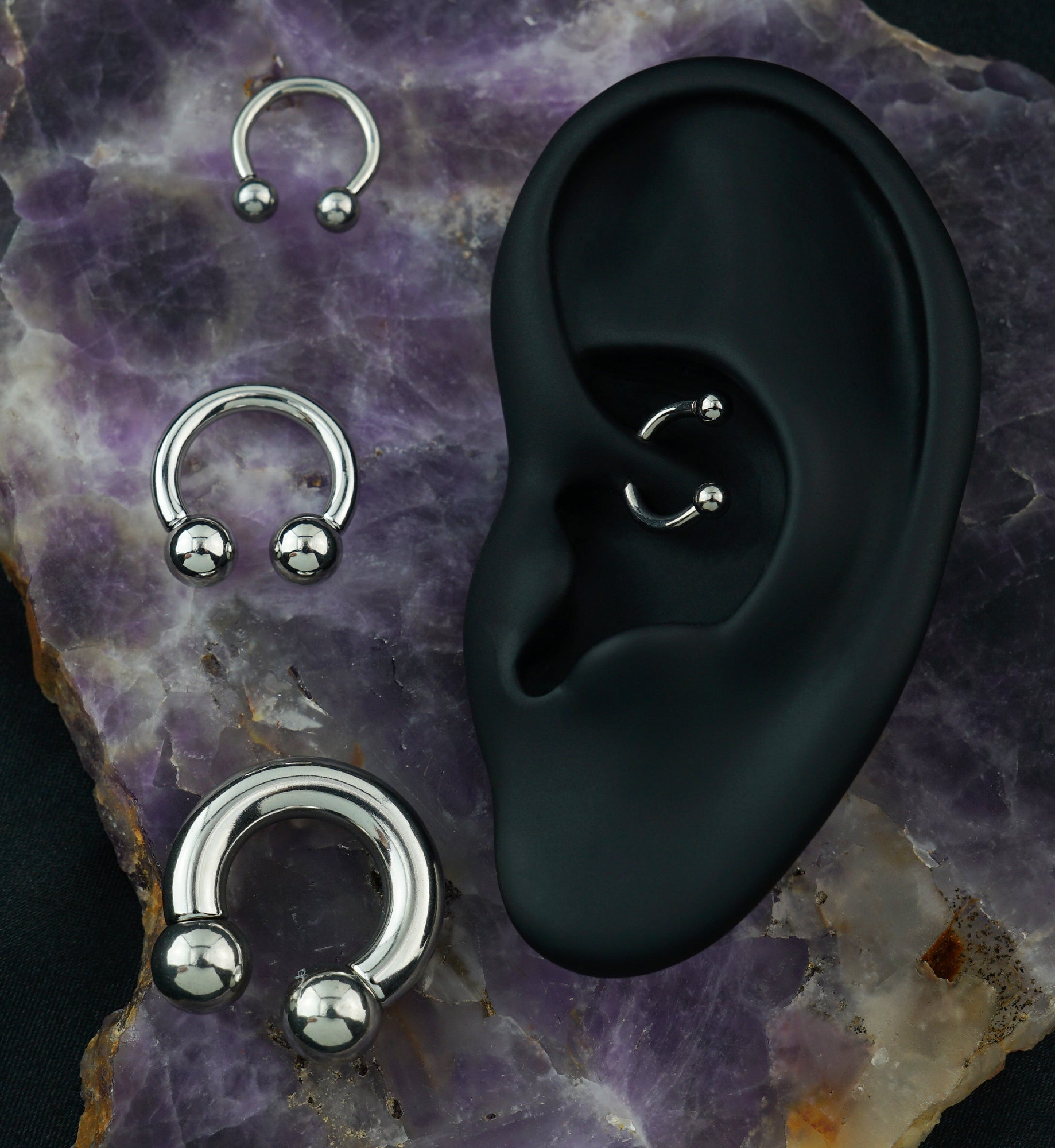 Internally Threaded Stainless Steel Circular Barbell