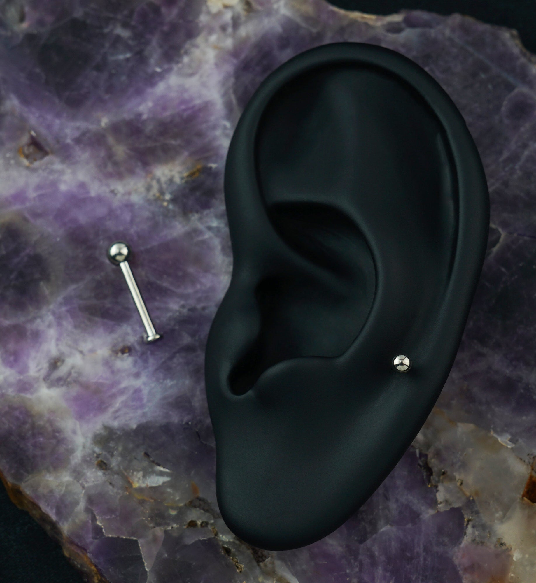 Internally Threaded Stainless Steel Labret Stud