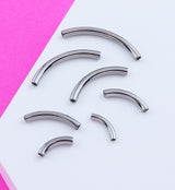 Internally Threaded Titanium Curved Barbell - Post Only