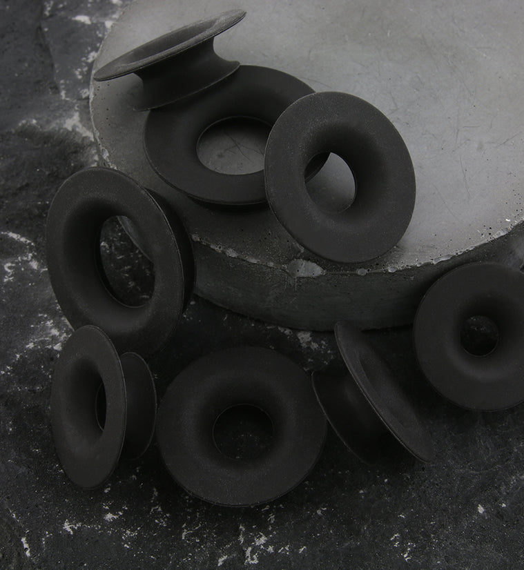 Kaos Black Silicone Mayan Flare Skin Eyelets