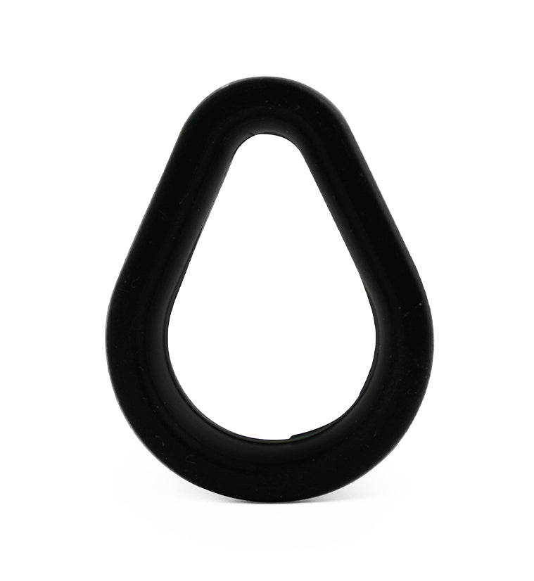 Kaos Black Silicone Teardrop Eyelets