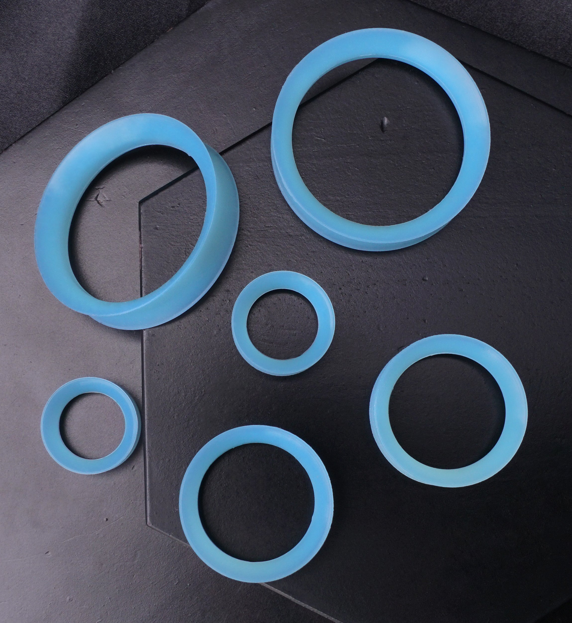 Kaos Blue Solar Silicone Skin Eyelets