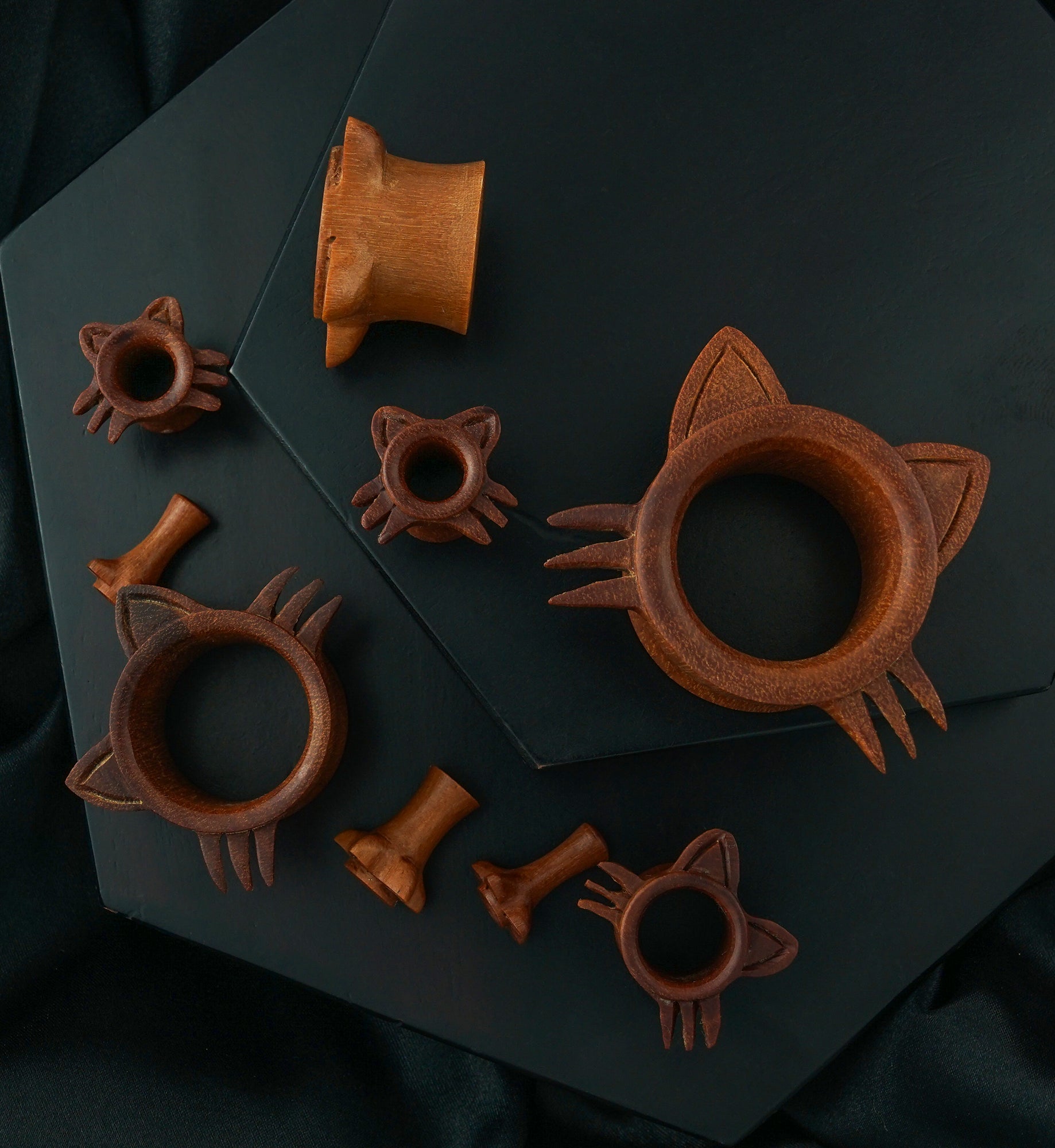 Kitty Kat Wooden Tunnels