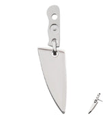 Knife Blade Dangle Titanium Threadless Top