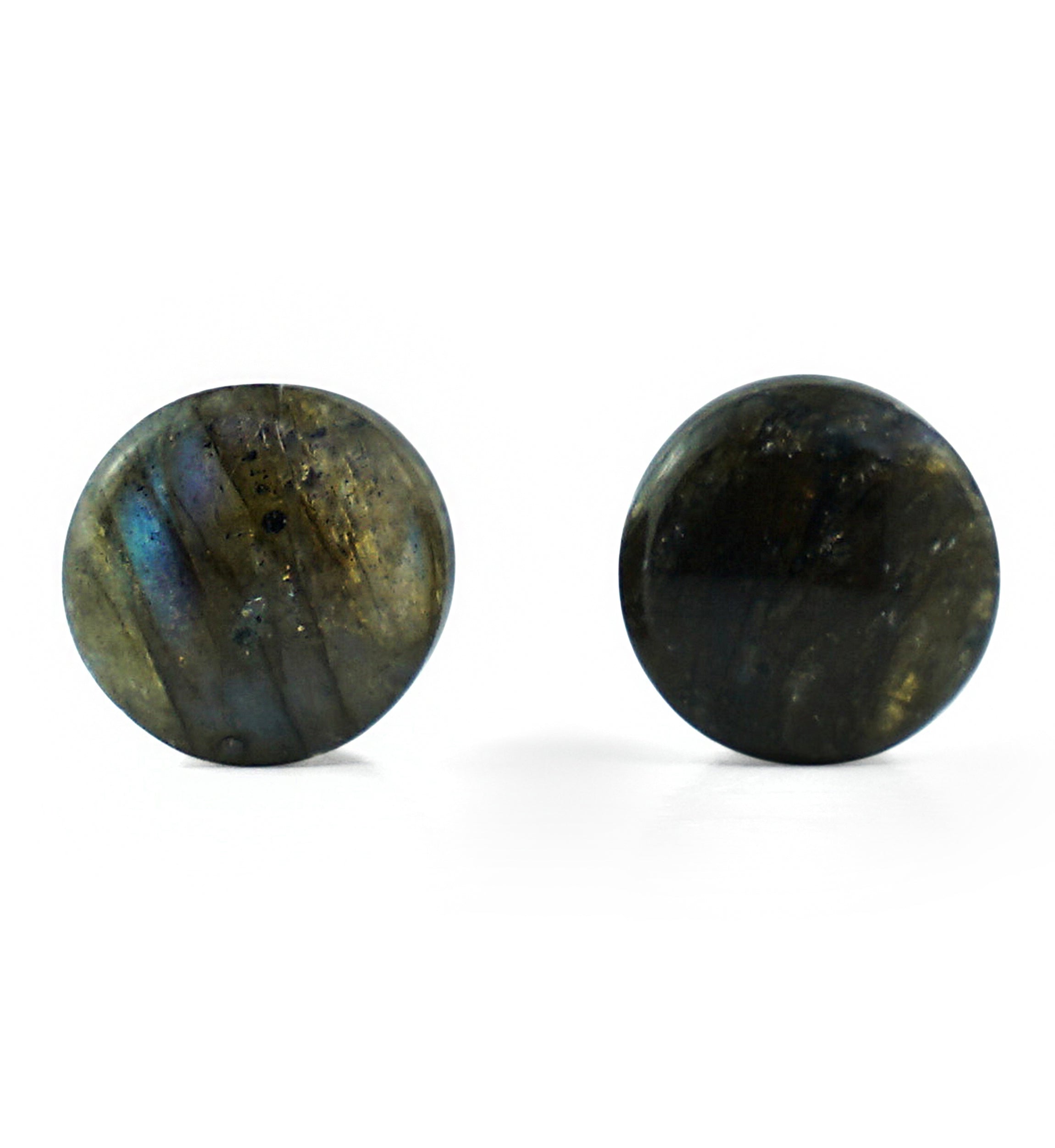 Labradorite Stone Plugs (0G - 8mm) Version 2