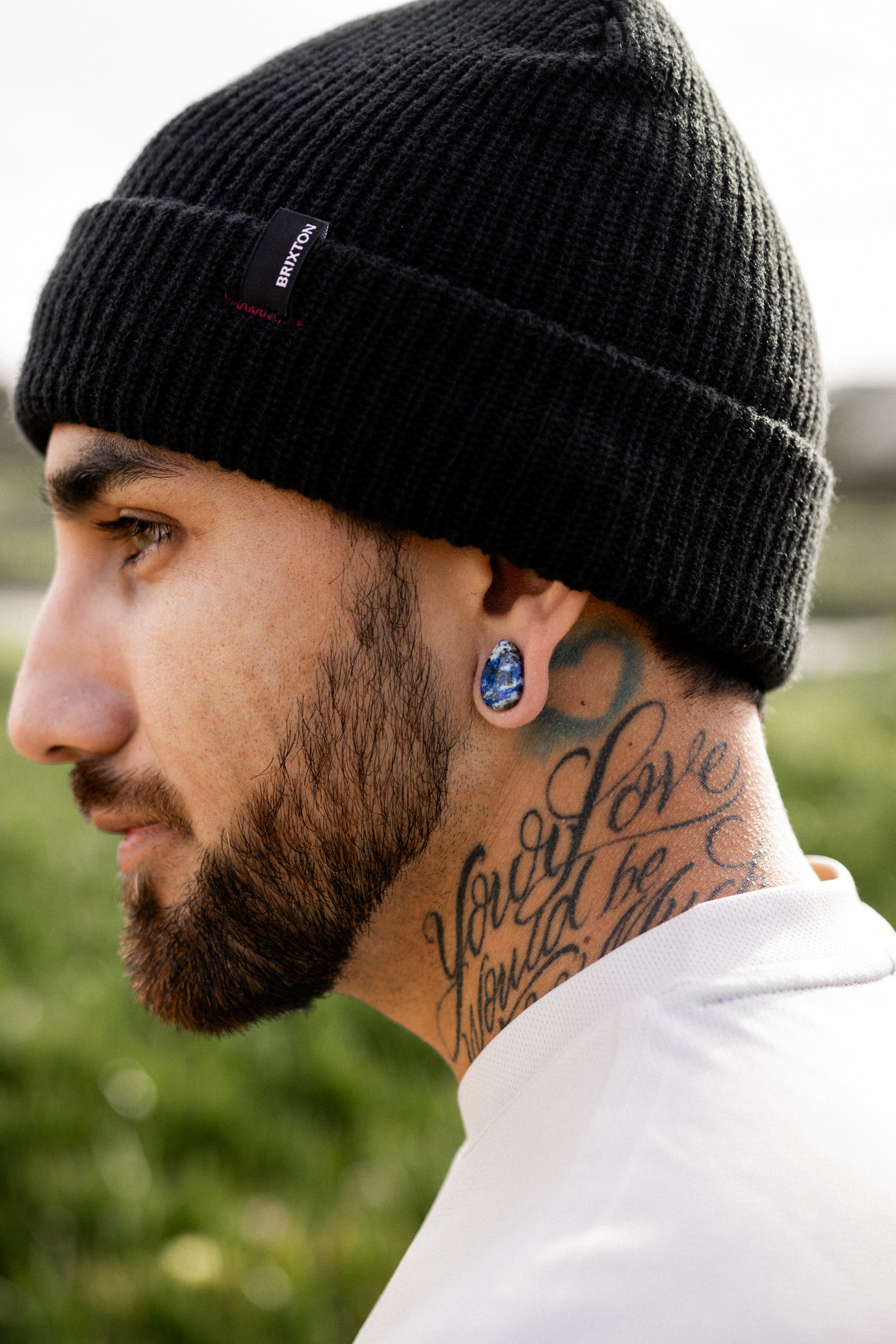 Lapis Lazuli Stone Teardrop Plugs