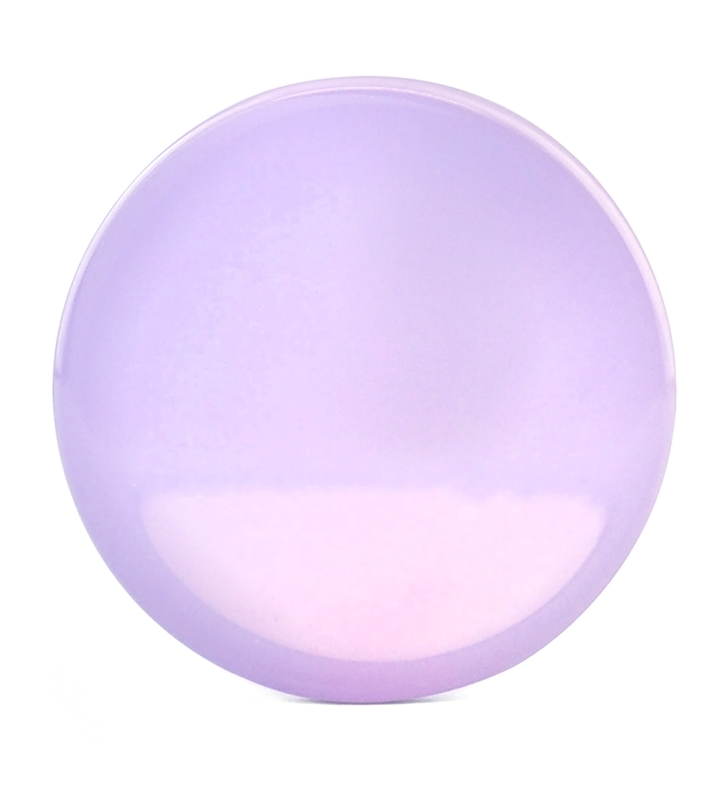 Lavender Opalite Glass Double Flare Plugs