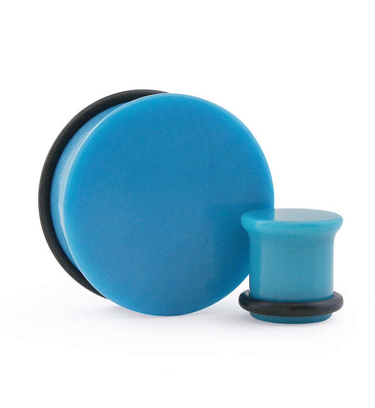 Blue Single Flare Plugs