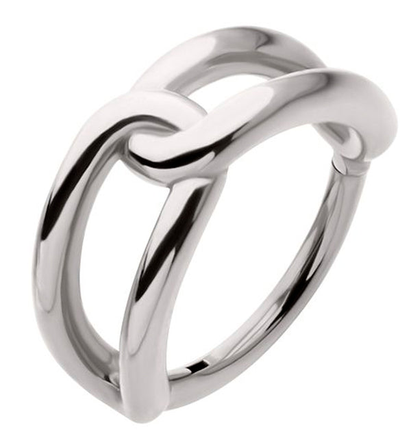 Link Stainless Steel Hinged Segment Ring