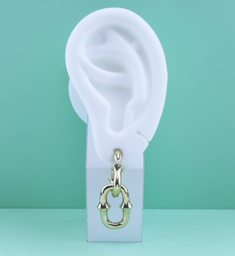 Mini OG Chain Double Link Brass Ear Weights