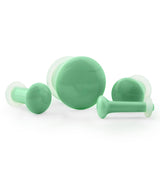 Mint Green Single Flare Glass Plugs