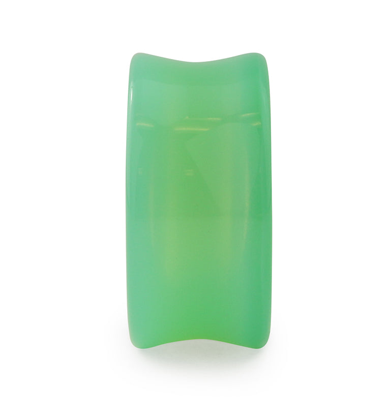 Mint Green Glass Tunnel Plugs