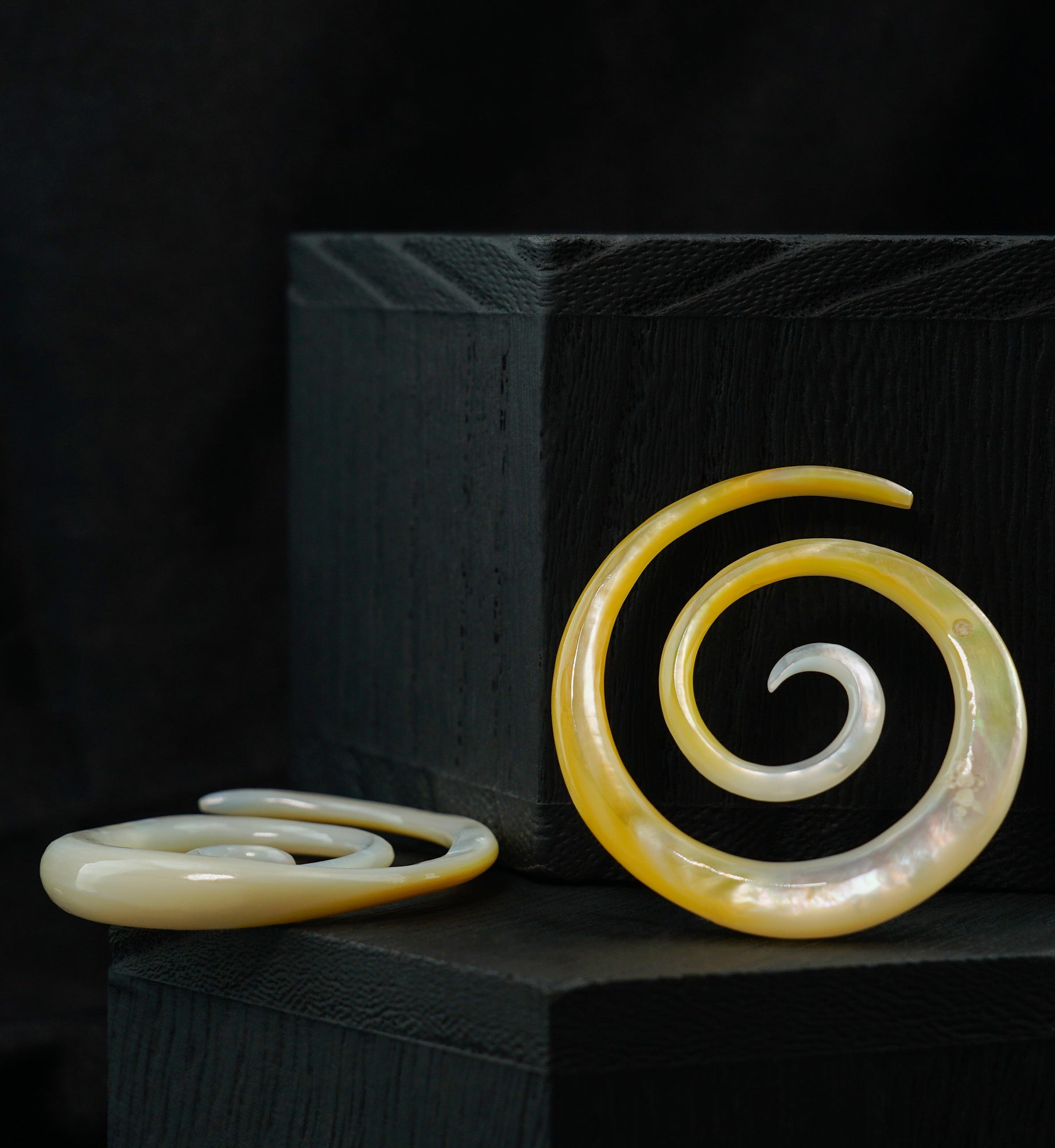 Mother of Pearl Spirals