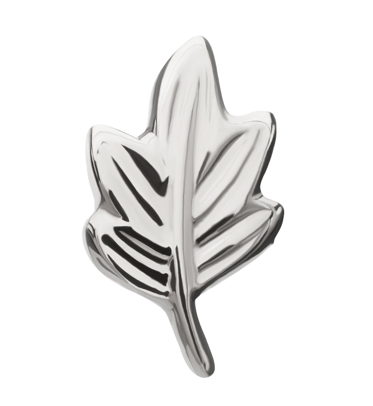 Oak Leaf Titanium Threadless Top