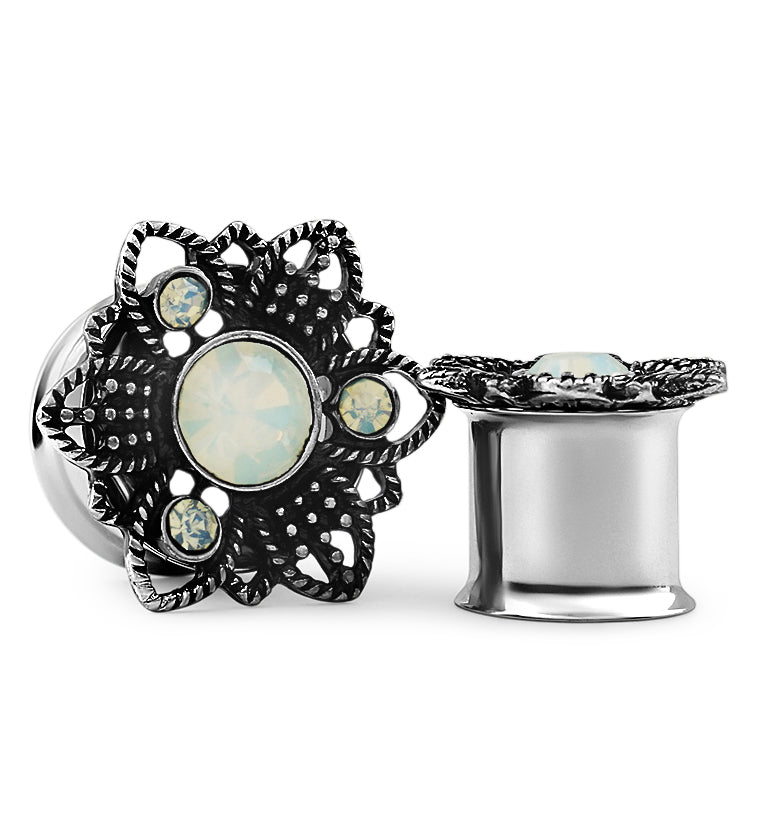 Flower Opalite Plugs