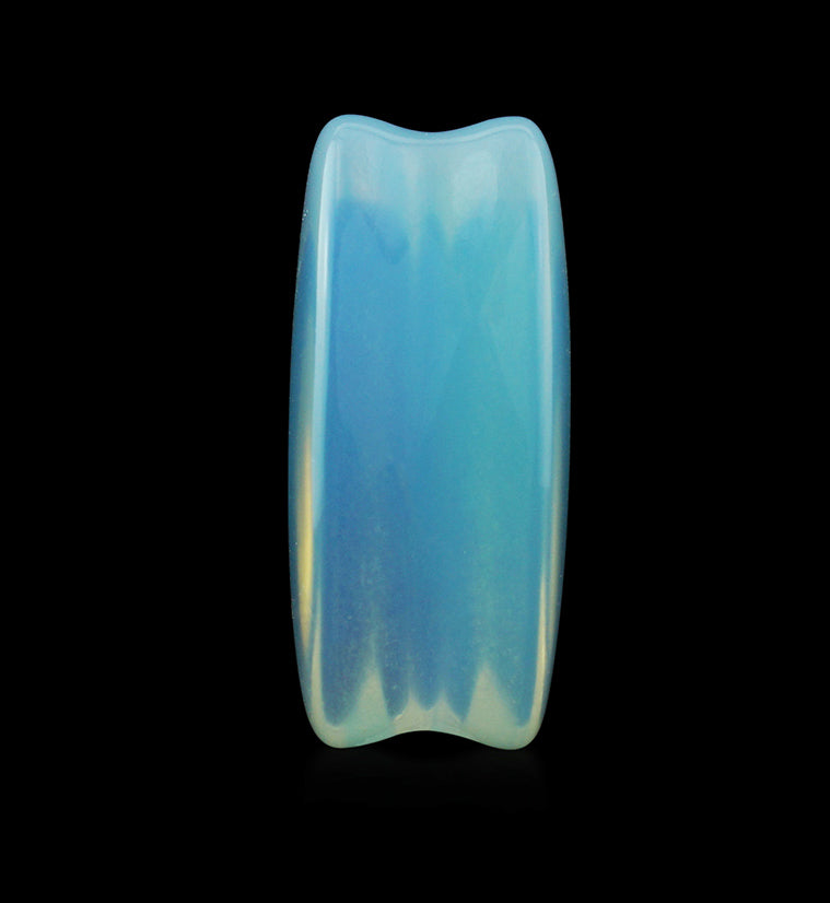 Precious Opalite Glass Teardrop Plugs